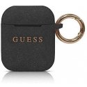 Guess case for AirPods GUACCSILGLBK black silicone