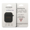 Guess dėklas skirtas AirPods GUACCSILGLBK juodas silikoninis Guess dėklas skirtas AirPods GUACCSILGLBK juodas silikoninis