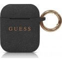 Guess case for AirPods GUACCSILGLBK black silicone