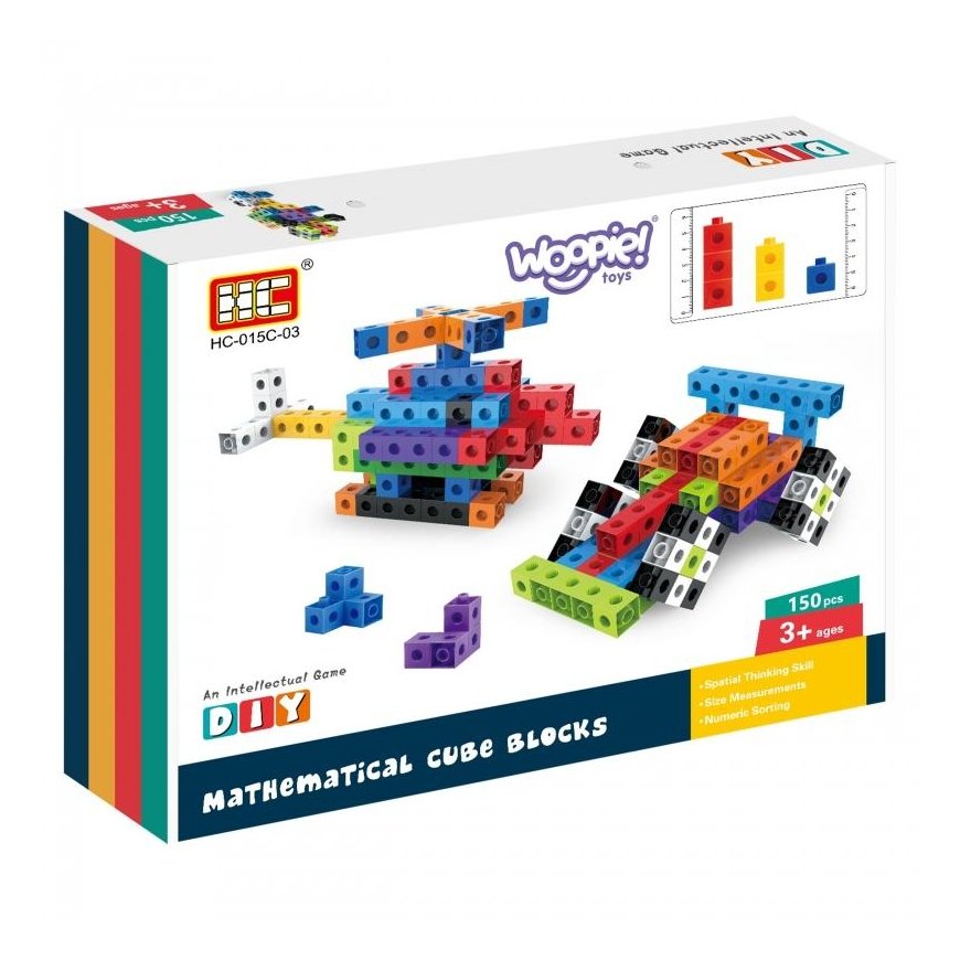 WOOPIE building blocks 3D cubes 150 el. – 2