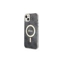 Guess set Case + charger for iPhone 14 Pro Max 6.7" GUBPP14XH4EACSK Black BP Magsafe Case + 4G charger
