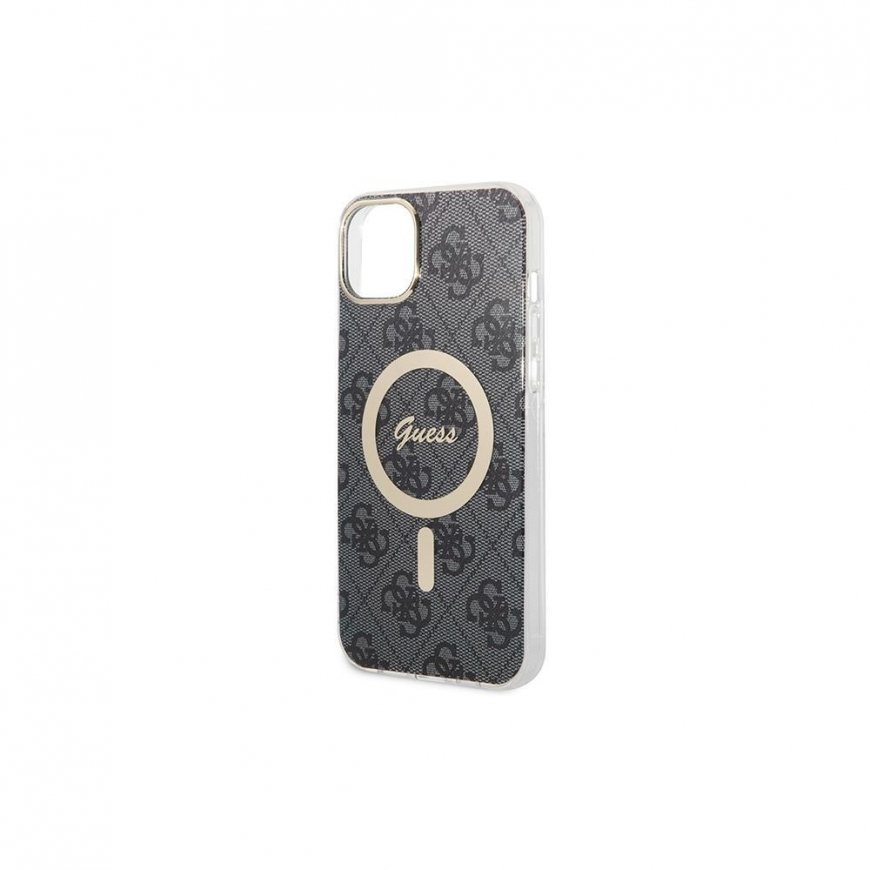 Guess set Case + charger for iPhone 14 Pro Max 6.7" GUBPP14XH4EACSK Black BP Magsafe Case + 4G charger – 3