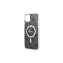 Guess set Case + charger for iPhone 14 Pro Max 6.7" GUBPP14XH4EACSK Black BP Magsafe Case + 4G charger