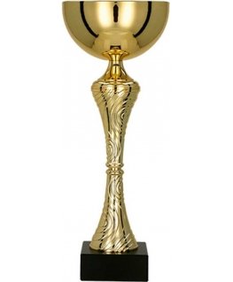Detail Golden metal cup