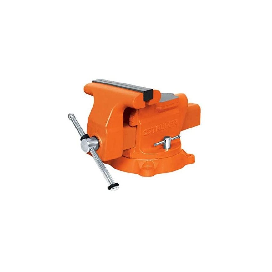 Locksmith's clamps, HEAVY DUTY 125mm 17kg. 360° rotatable. Interchangeable lips Truper® – 2
