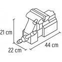 Locksmith's clamps, HEAVY DUTY 125mm 17kg. 360° rotatable. Interchangeable lips Truper® Locksmith's clamps, HEAVY DUTY 125mm 17kg. 360° rotatable. Interchangeable lips Truper®