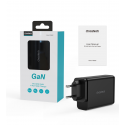 Choetech charger GaN 140W 4 ports (2x USB C, 2x USB) black (PD6005) Choetech charger GaN 140W 4 ports (2x USB C, 2x USB) black (PD6005)