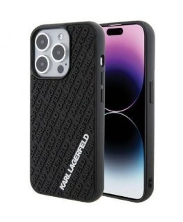 Karl Lagerfeld Apple iPhone 15 Pro HC 3D MULTI LOGO Black