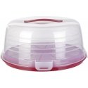 Curver CAKE CONTAINER ROUND RED 172569 Curver CAKE CONTAINER ROUND RED 172569