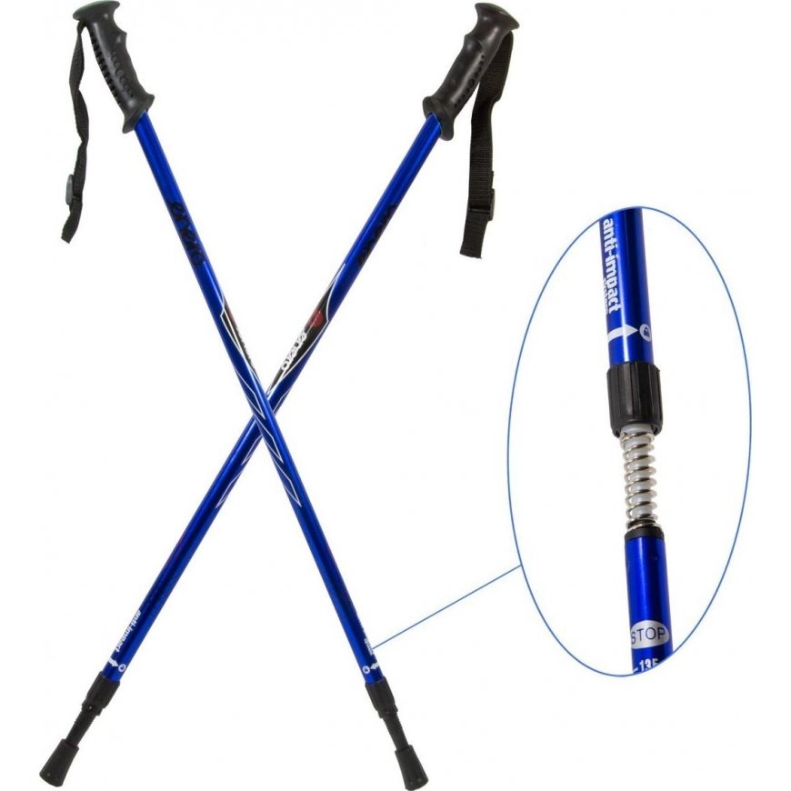 Energo Trekking poles Enero Classic, blue