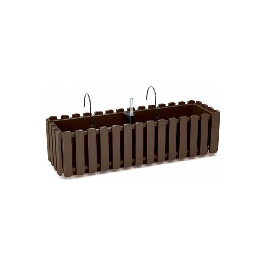 Prosperplast Balcony box with hooks Boardee Fencycase DDEF600W brown – 2