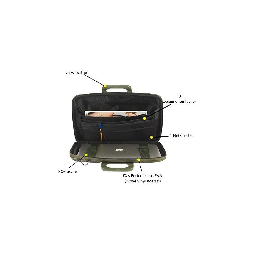 Computer bag BOMBATA Nylon 15, black sp. – 3