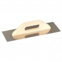 POLSKA Stainless steel float 580 * 130mm, smooth, wooden handle POLSKA Stainless steel float 580 * 130mm, smooth, wooden handle