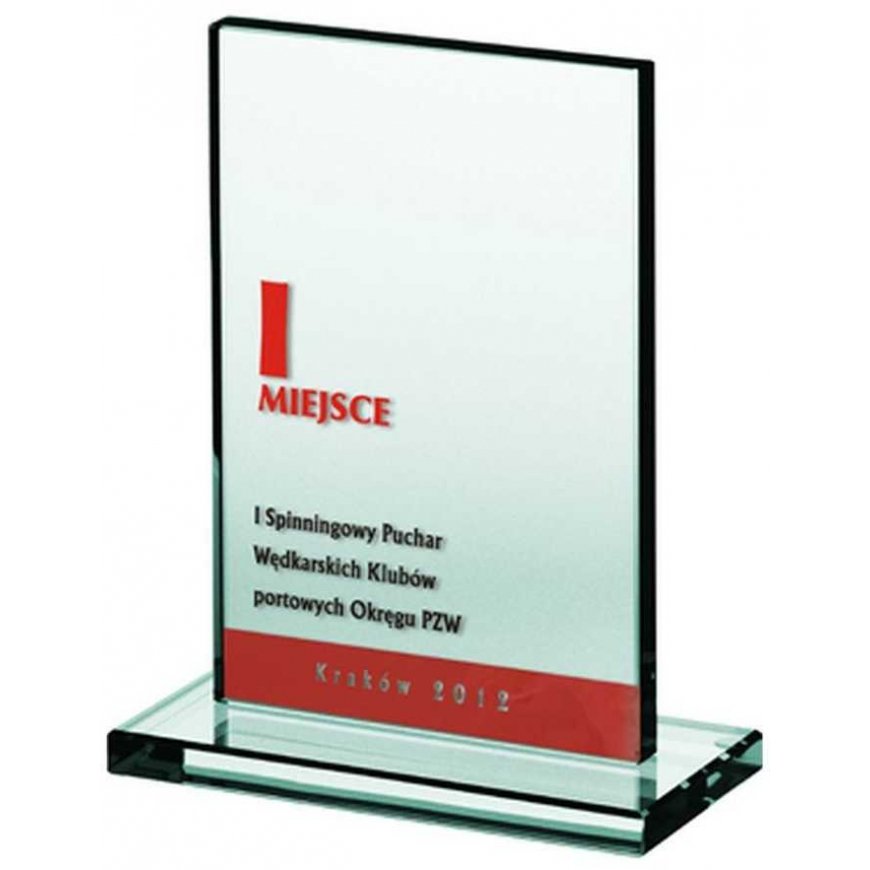 Tryumf "Engraved glass trophy + paint filler Engraved glass trophy + paint filler " – 4