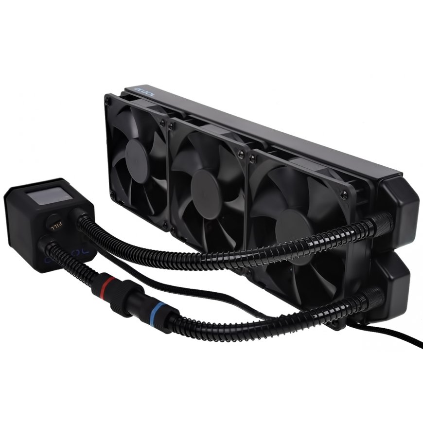 Alphacool Eisbaer 360 CPU Protsessor Kõik-ühes vedelikujahuti 12 cm Must