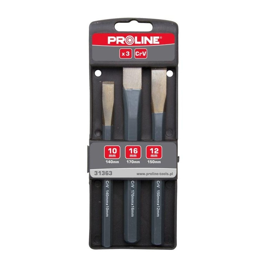Proline 31363 3-piece locksmith`s chisel set