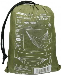 Enero Camp HAMAK Touristic 2 OSOBOWY 270X140CM ZIELONO Black