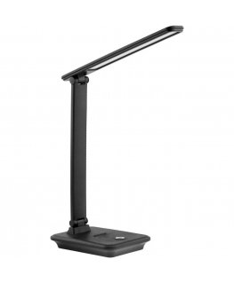Maclean MCE614W adjustable LED desk lamp adjustable foldable 9W IP20 3000K 4500K 6500K black