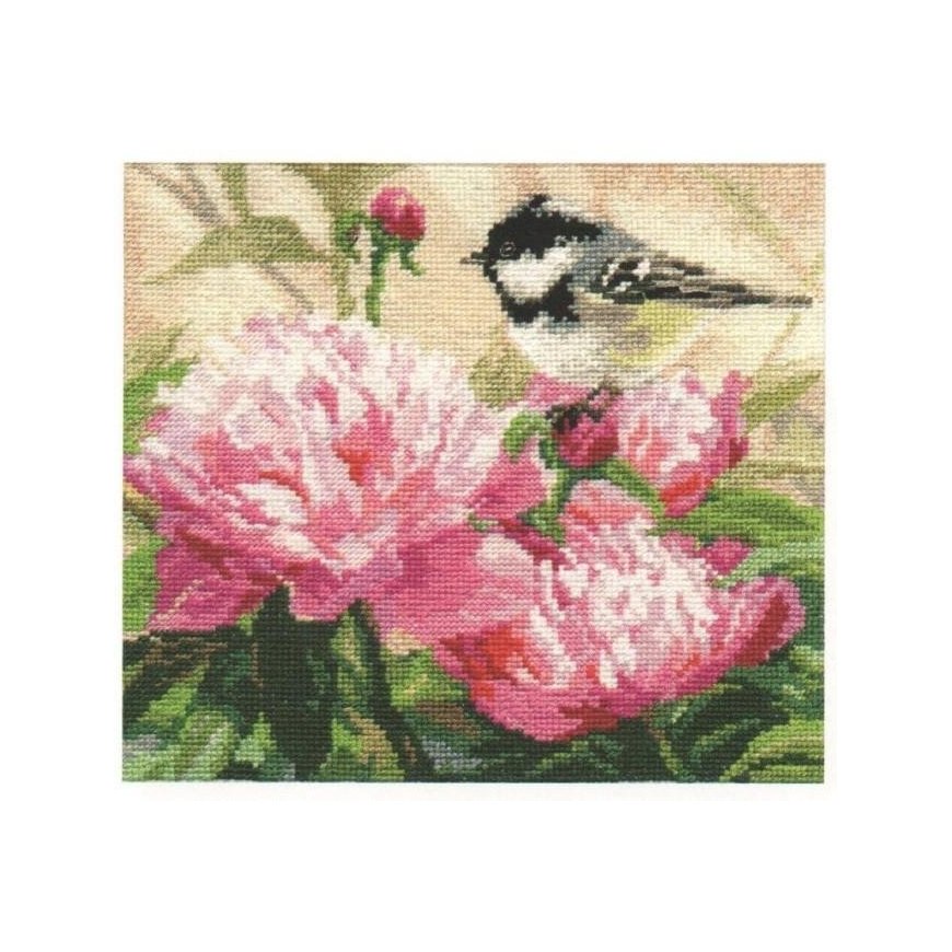 Beldizart Tit and peonies S1-22