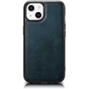 iCarer Leather Oil Wax dėklas, padengtas natūralia oda, skirtas iPhone 14 Plus mėlynai (WMI14220719-BU) iCarer Leather Oil Wax dėklas, padengtas natūralia oda, skirtas iPhone 14 Plus mėlynai (WMI14220719-BU)