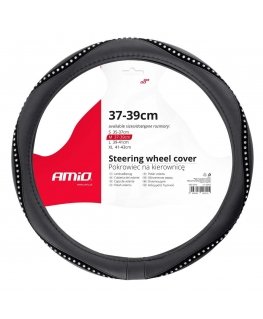 Cover car steering wheel cover m 37-39cm swc-34-m amio-02807