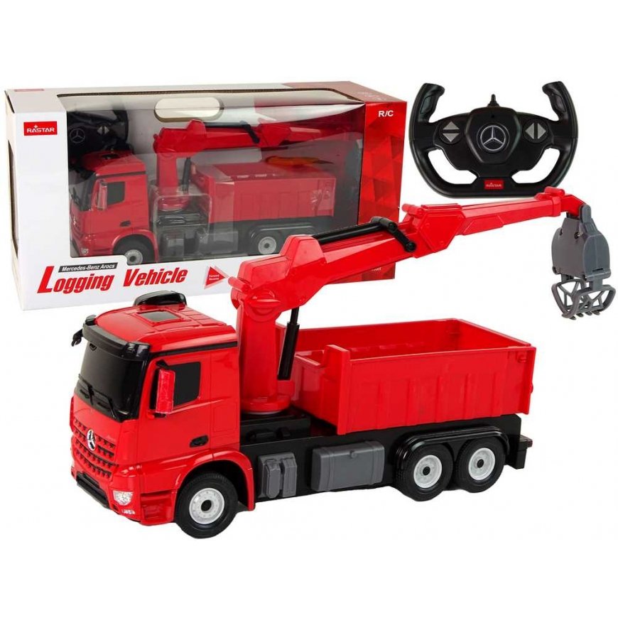 Rastar Mercedes Rastar Red Grapple Truck