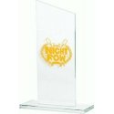 Tryumf Engraved glass trophy + paint filler