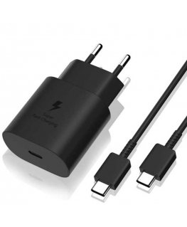 Charger original Samsung EP-TA800NB 25W + Type-C cable 25W black