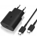 Charger original Samsung EP-TA800NB 25W + Type-C cable 25W black
