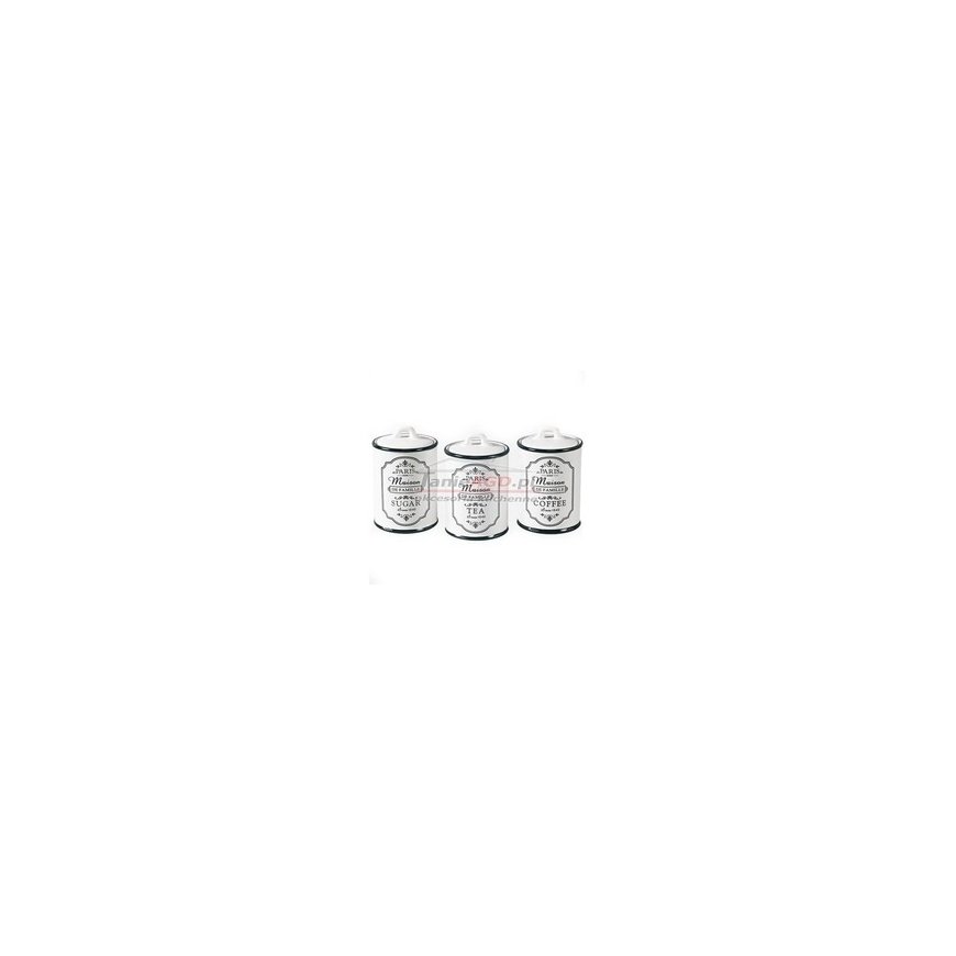 Set of containers metalowych 3 pcs MR-1676-3S-Black – 2