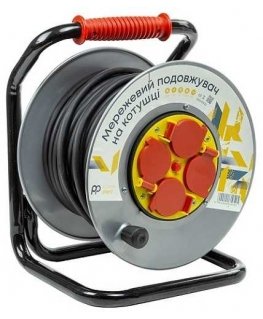 Šakotuvas EXD Ilgintuvas su rite 25m, 4 lizdai, 3x2.5mm2