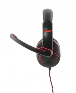 Gaming headphones Esperanza Crow EGH330R, black-red, 2x 3.5mm