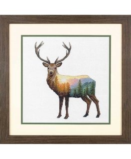 Simplicity Creative Corp Deer Cross Stitch Kit D70-35387