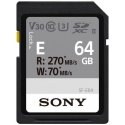 Memory card Sony SDXC E series 64GB UHS-II Class 10 U3 V30