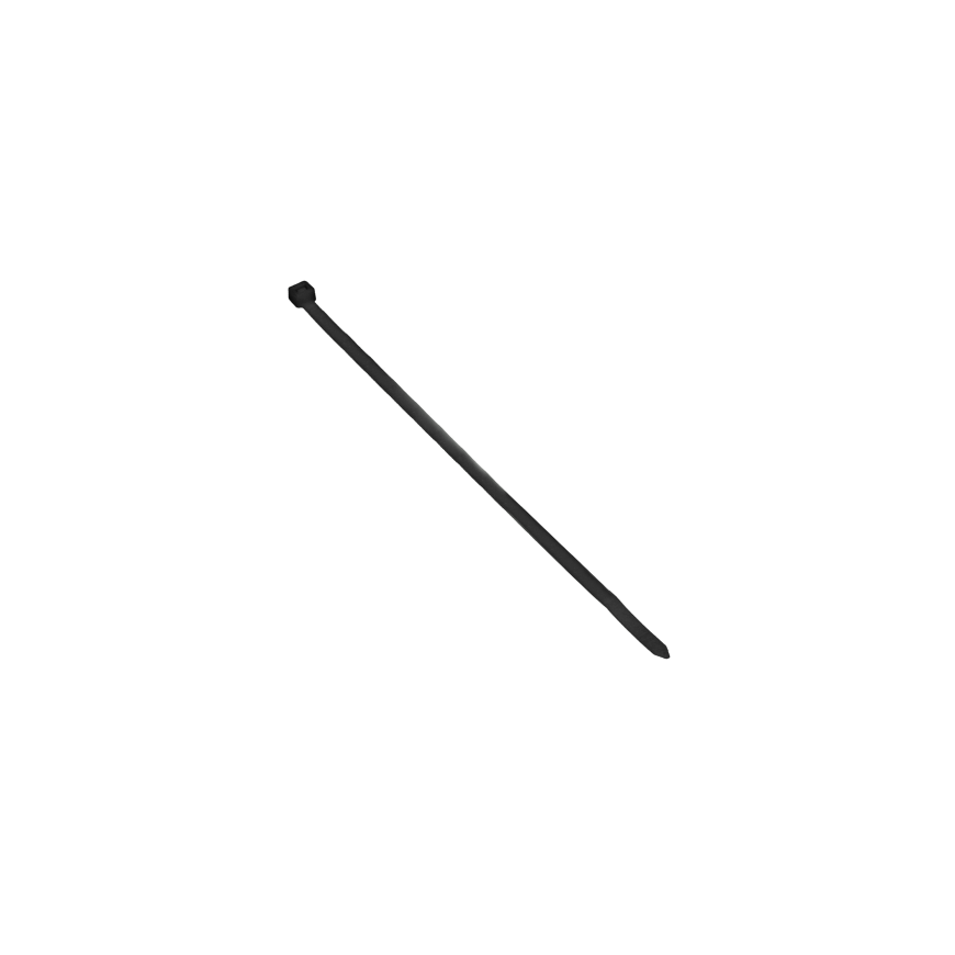 Orno Cable tie, black, UV resistant, width 7.5 mm, length 300 mm, 100 pcs.