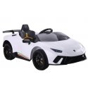 Lean Cars Elektromobilis vaikams Lamborghini Huracan, baltas