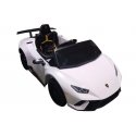 Lean Cars Electric car for children Lamborghini Huracan, white