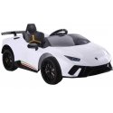Lean Cars Electric car for children Lamborghini Huracan, white