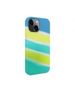 Evelatus Apple iPhone 15 Silicone case Multi-Colored Yellow Green
