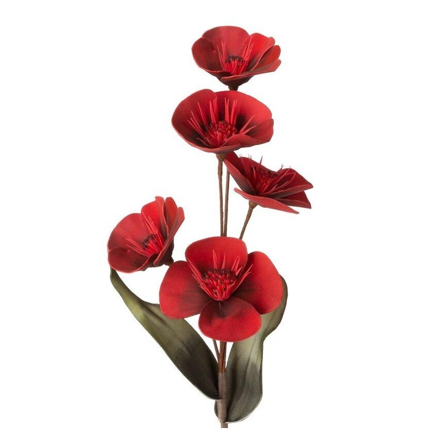 Eurofirany AW/FLORE/720/JUN RED+BLACK