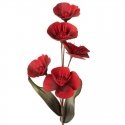 Eurofirany AW/FLORE/720/JUN RED+BLACK