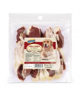 HILTON Rabbit ear with duck - dog chew - 500g