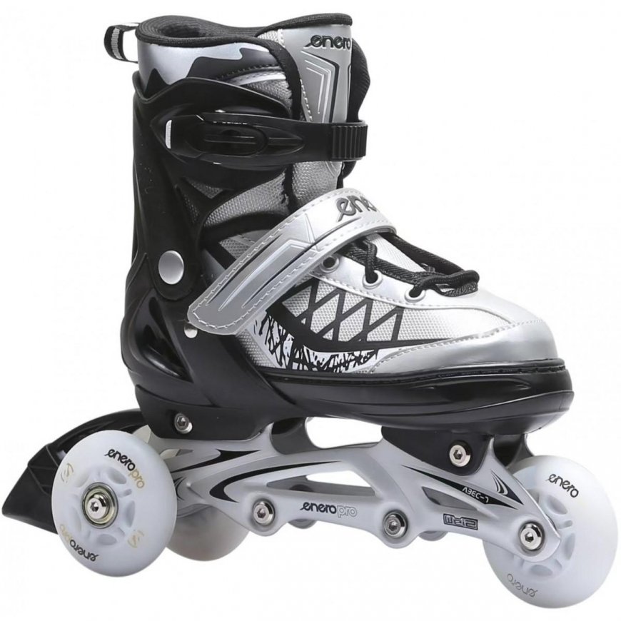 Skates - roller skates 4 in 1 ENERO PRO LED 38 -41 Grey – 2