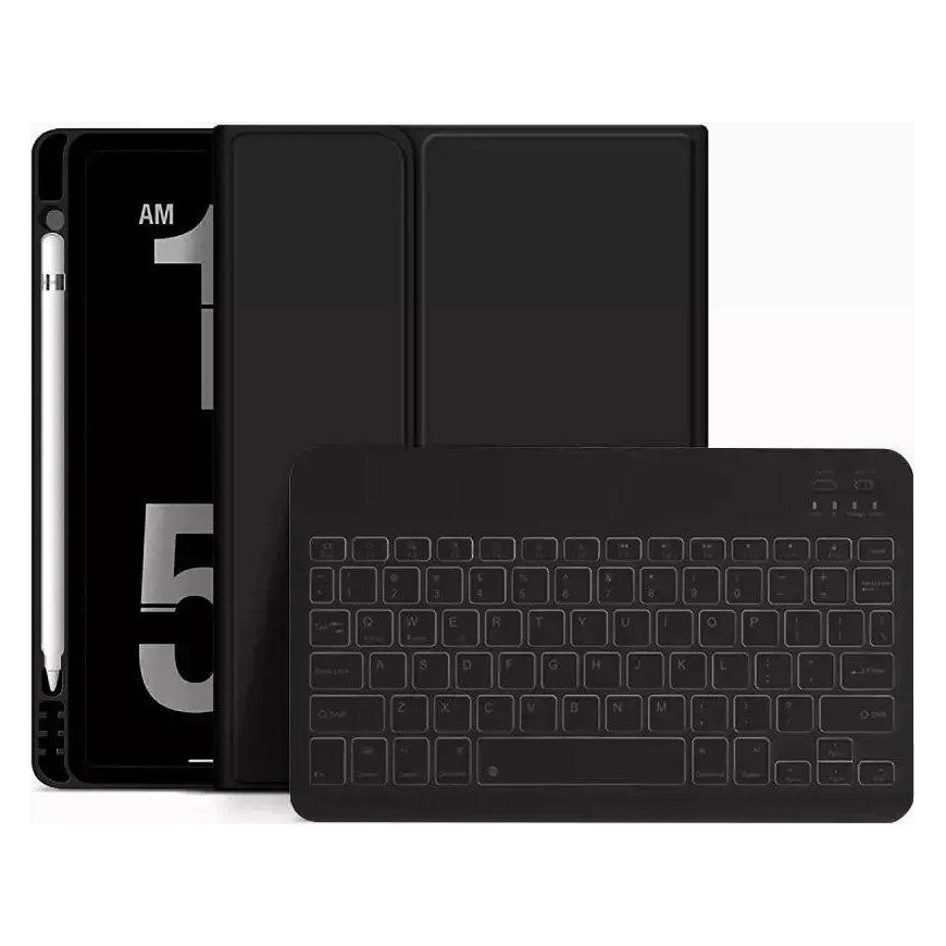 Case na tablet 4kom.pl Case with keyboard SC PEN for Apple iPad 10.9 2022 Black