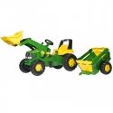 Rolly Toys John Deere Mining Tractor with Bucket and Trailer Rolly Toys John Deere Mining Tractor with Bucket and Trailer