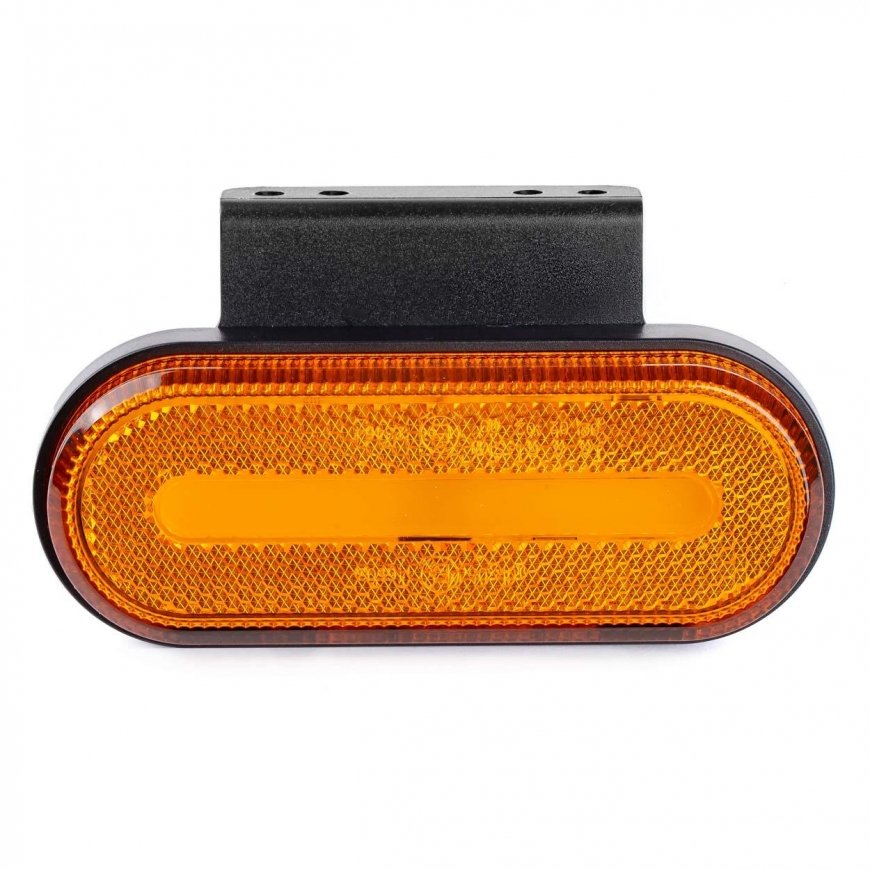 LED clearance lamp amio om-01-o, oval, orange – 2