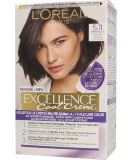 L'Oreal Professionnel hair coloring cream Excellence 5.11 Ultra Ashen light brown