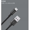 Orsen S9M USB A and Micro 2.1A 1m black Orsen S9M USB A and Micro 2.1A 1m black