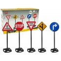Lean Cars Large set of educational traffic signs 82 cm