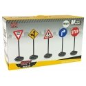 Lean Cars Large set of educational traffic signs 82 cm